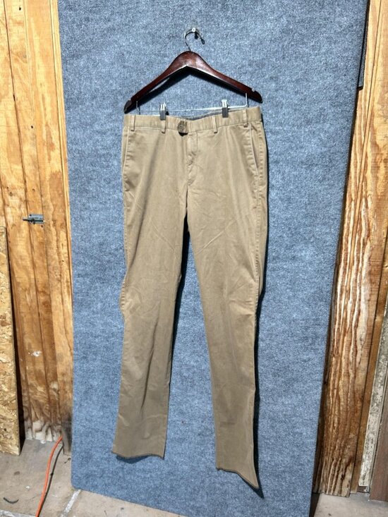 Hiltl Other - Hiltl Pants Mens 33x38 Beige Chino Stretch Flat Front Straight Leg Casual